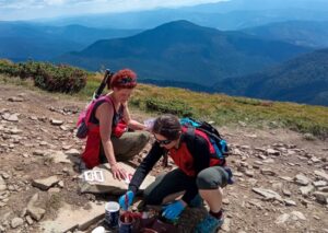 Petros trail marking from Kvasy